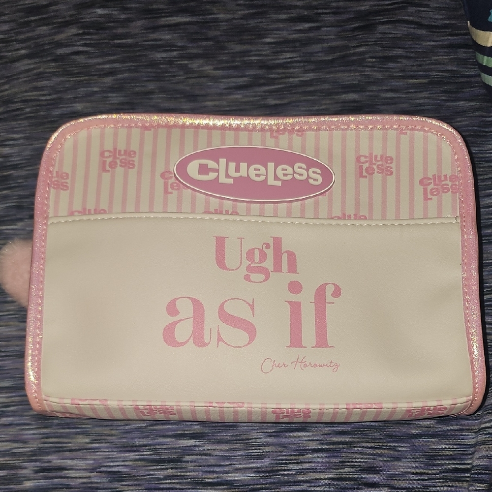 Primark Light Pink Satin Cosmetic Bag